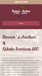 Mobile Screenshot of brownsauctionservices.com